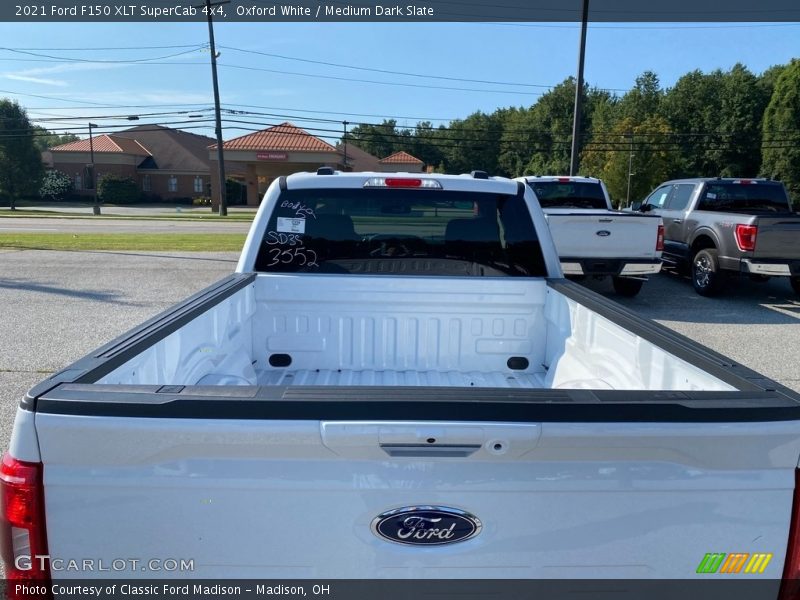 Oxford White / Medium Dark Slate 2021 Ford F150 XLT SuperCab 4x4