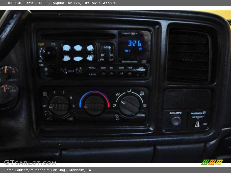 Fire Red / Graphite 2000 GMC Sierra 2500 SLT Regular Cab 4x4