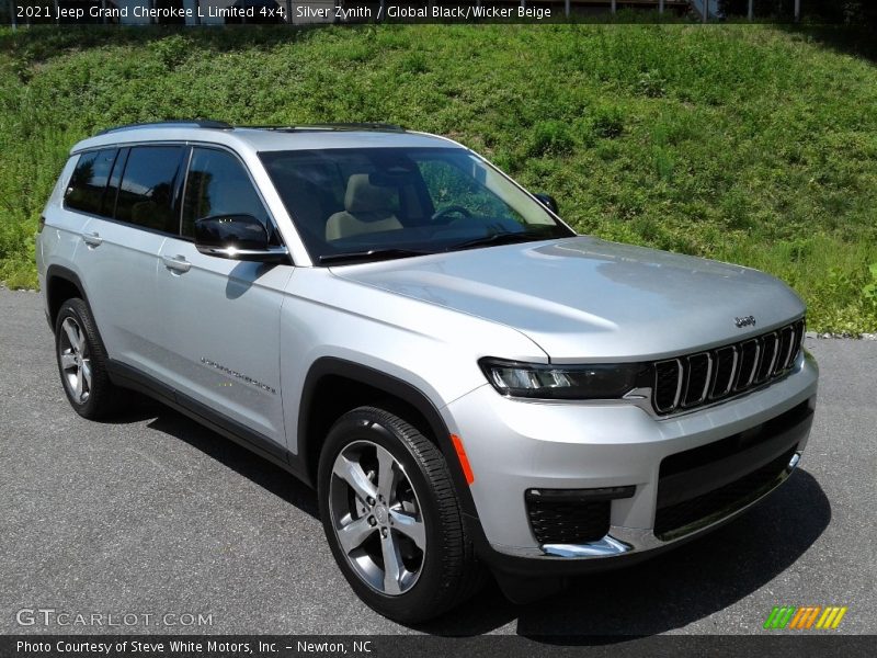 Silver Zynith / Global Black/Wicker Beige 2021 Jeep Grand Cherokee L Limited 4x4