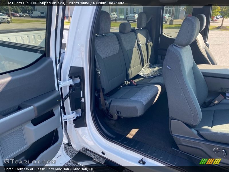 Oxford White / Medium Dark Slate 2021 Ford F150 XLT SuperCab 4x4