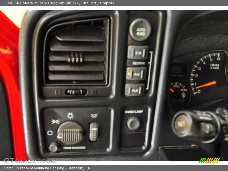 Fire Red / Graphite 2000 GMC Sierra 2500 SLT Regular Cab 4x4