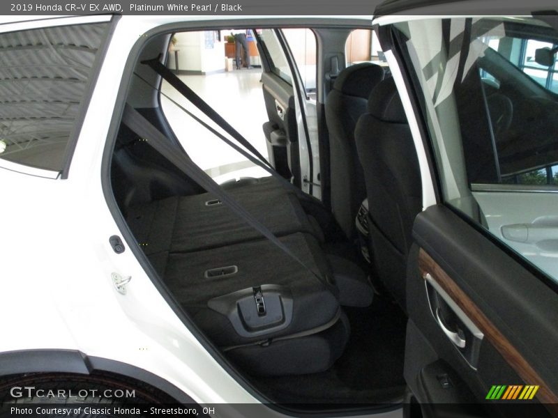 Platinum White Pearl / Black 2019 Honda CR-V EX AWD