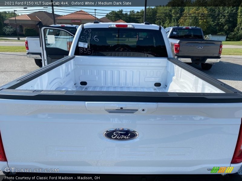 Oxford White / Medium Dark Slate 2021 Ford F150 XLT SuperCab 4x4