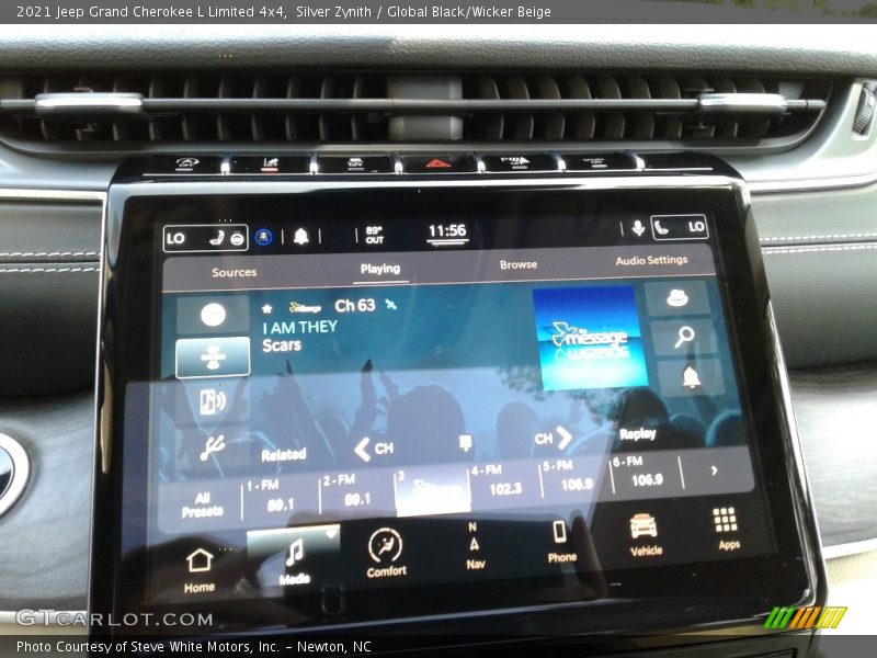Silver Zynith / Global Black/Wicker Beige 2021 Jeep Grand Cherokee L Limited 4x4
