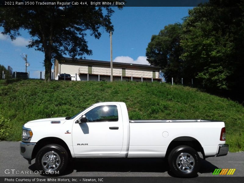 Bright White / Black 2021 Ram 3500 Tradesman Regular Cab 4x4