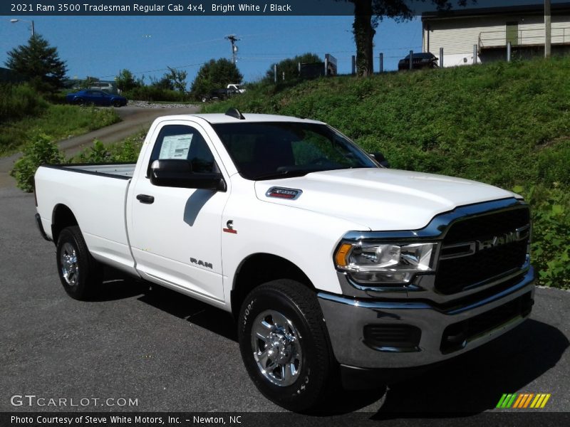 Bright White / Black 2021 Ram 3500 Tradesman Regular Cab 4x4