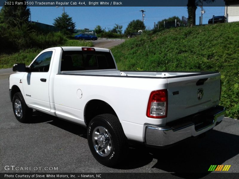 Bright White / Black 2021 Ram 3500 Tradesman Regular Cab 4x4