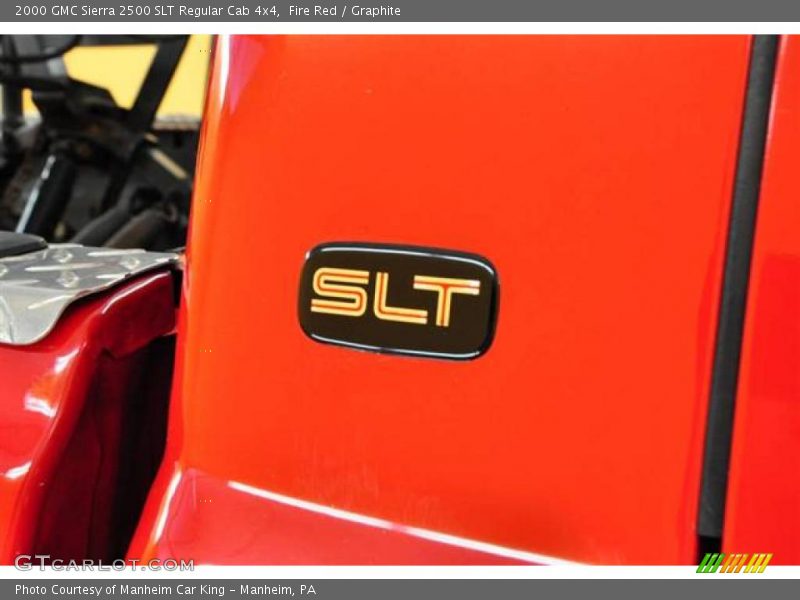 Fire Red / Graphite 2000 GMC Sierra 2500 SLT Regular Cab 4x4