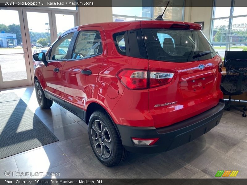 Race Red / Medium Stone 2021 Ford EcoSport S