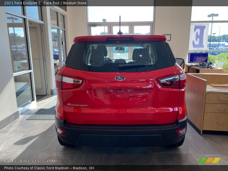 Race Red / Medium Stone 2021 Ford EcoSport S