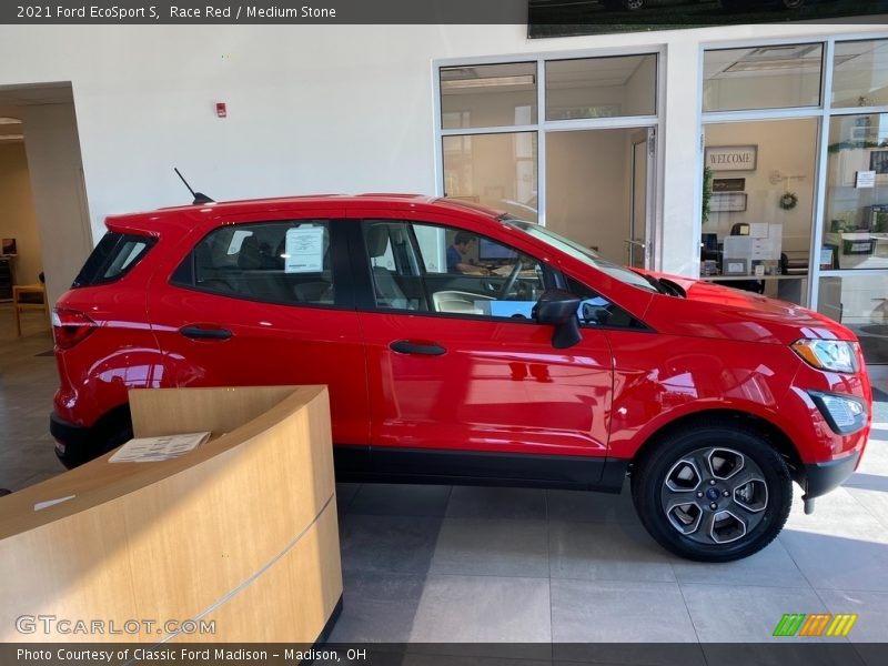 Race Red / Medium Stone 2021 Ford EcoSport S