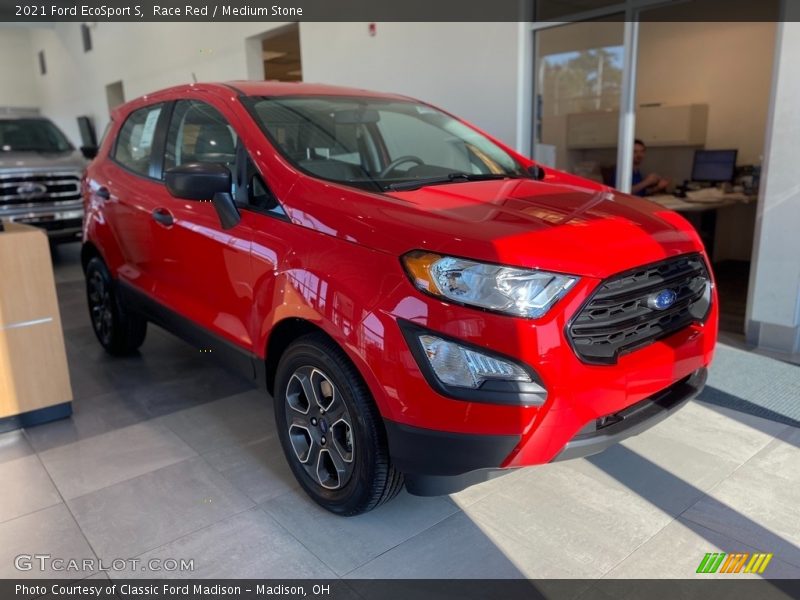 Race Red / Medium Stone 2021 Ford EcoSport S