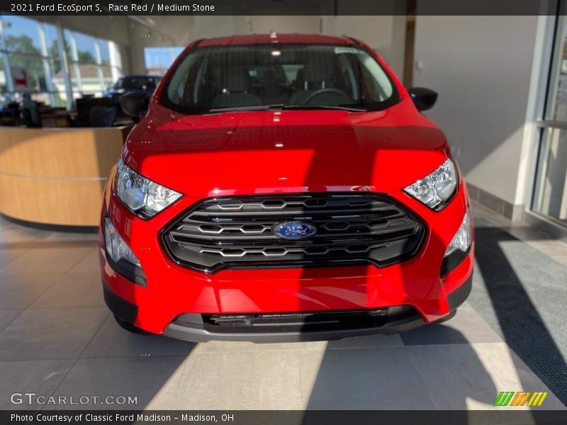 Race Red / Medium Stone 2021 Ford EcoSport S