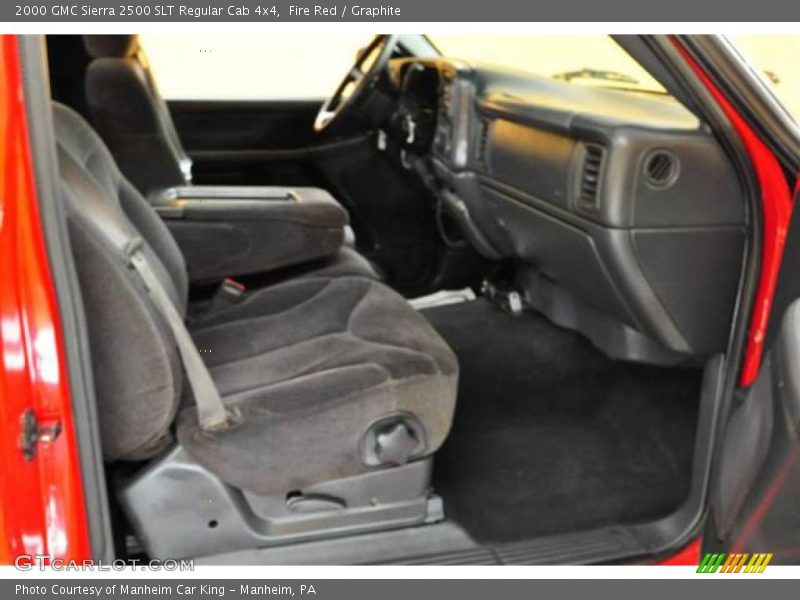 Fire Red / Graphite 2000 GMC Sierra 2500 SLT Regular Cab 4x4