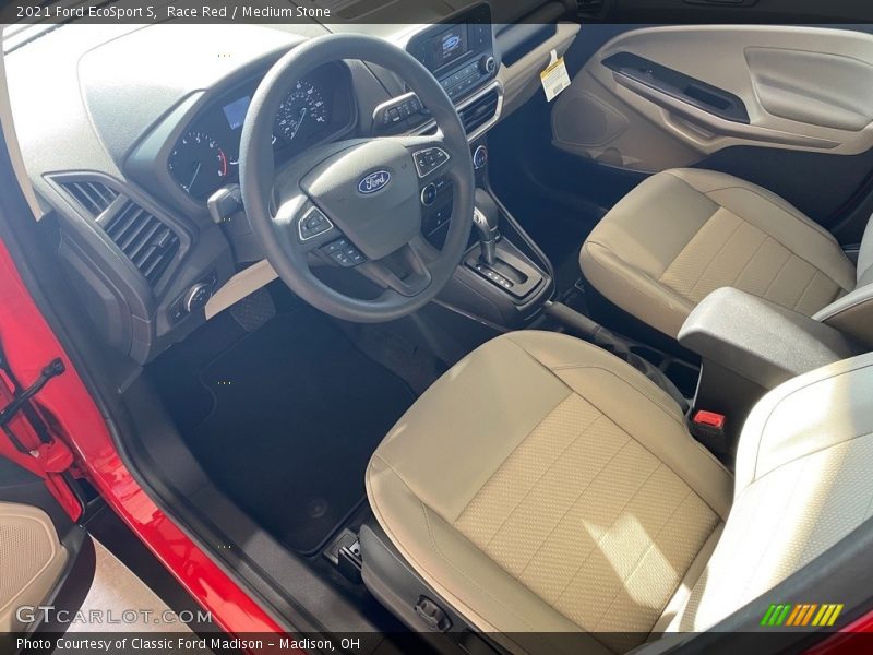 Race Red / Medium Stone 2021 Ford EcoSport S