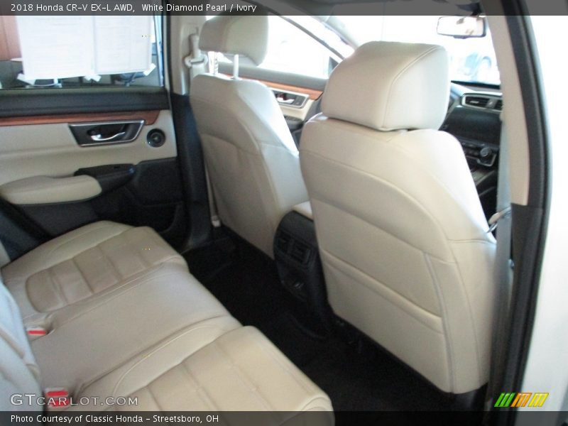 White Diamond Pearl / Ivory 2018 Honda CR-V EX-L AWD