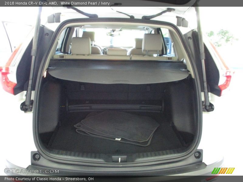 White Diamond Pearl / Ivory 2018 Honda CR-V EX-L AWD