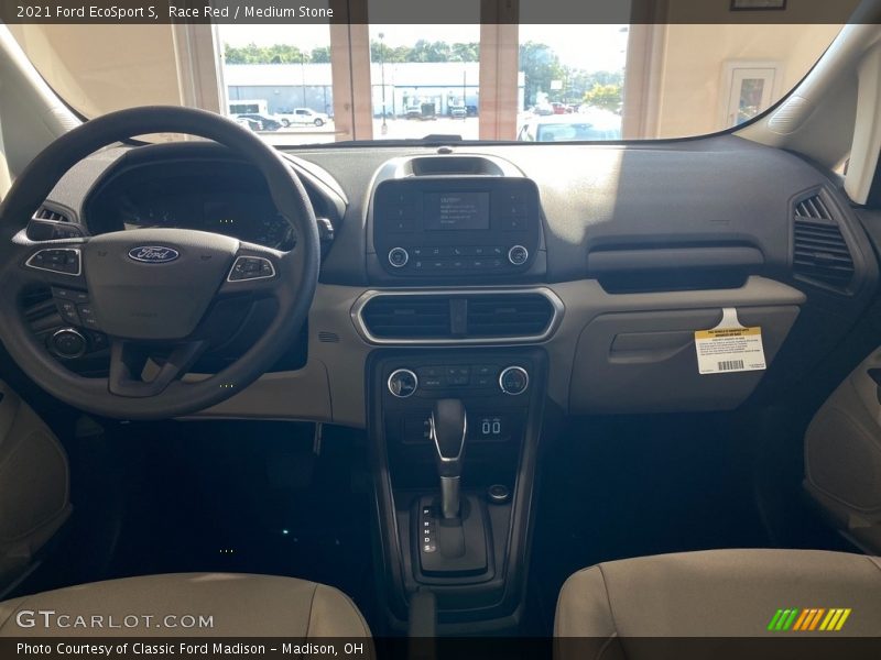 Race Red / Medium Stone 2021 Ford EcoSport S