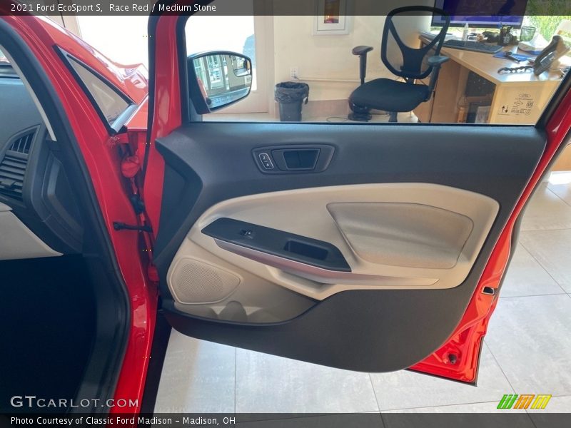 Race Red / Medium Stone 2021 Ford EcoSport S