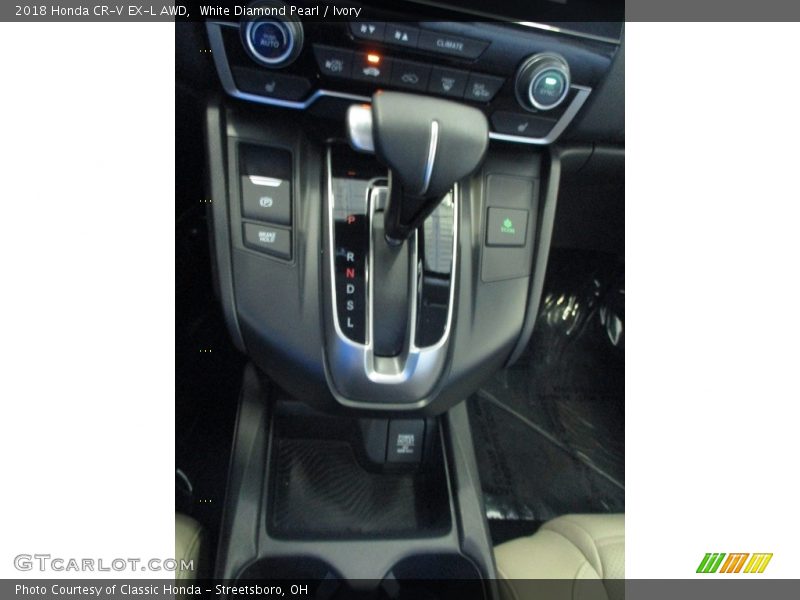 White Diamond Pearl / Ivory 2018 Honda CR-V EX-L AWD
