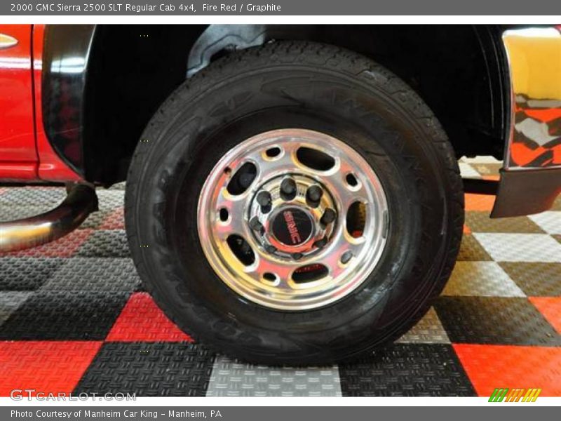 Fire Red / Graphite 2000 GMC Sierra 2500 SLT Regular Cab 4x4