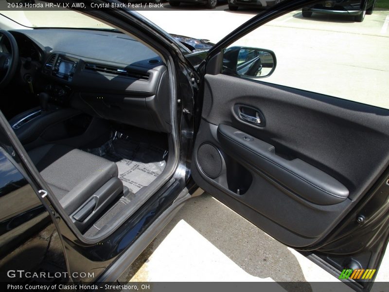 Crystal Black Pearl / Black 2019 Honda HR-V LX AWD