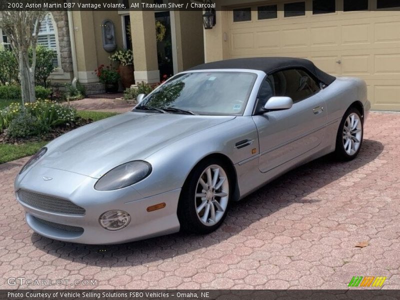 AM Titanium Silver / Charcoal 2002 Aston Martin DB7 Vantage Volante