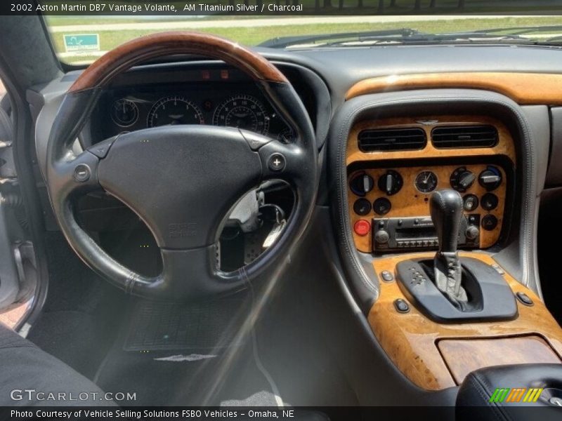 AM Titanium Silver / Charcoal 2002 Aston Martin DB7 Vantage Volante