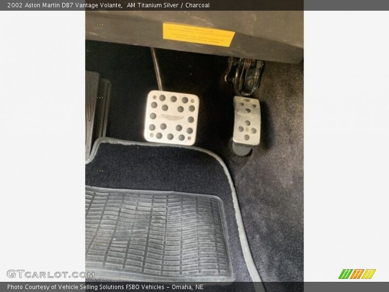 AM Titanium Silver / Charcoal 2002 Aston Martin DB7 Vantage Volante
