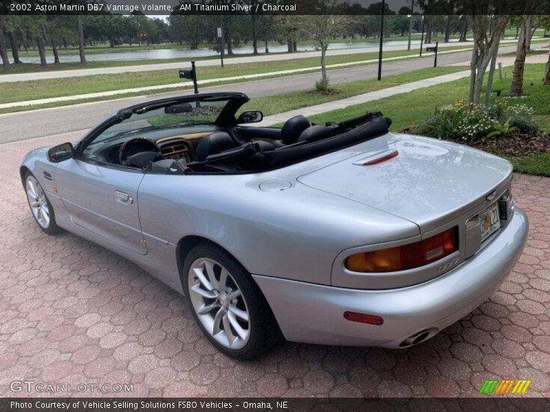 AM Titanium Silver / Charcoal 2002 Aston Martin DB7 Vantage Volante