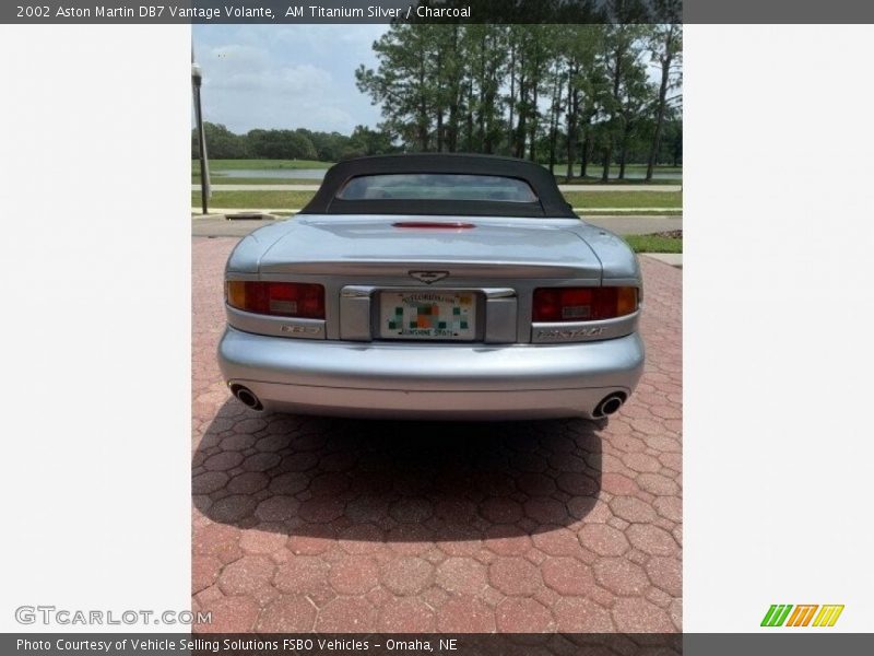 AM Titanium Silver / Charcoal 2002 Aston Martin DB7 Vantage Volante