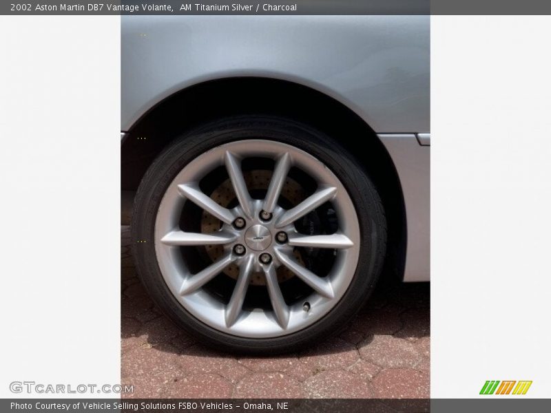 AM Titanium Silver / Charcoal 2002 Aston Martin DB7 Vantage Volante