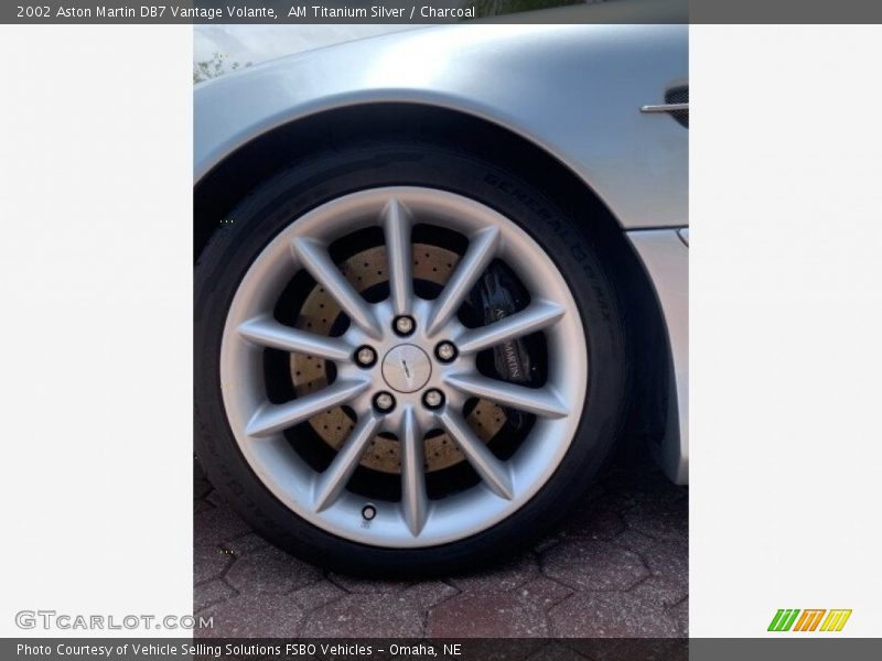 AM Titanium Silver / Charcoal 2002 Aston Martin DB7 Vantage Volante
