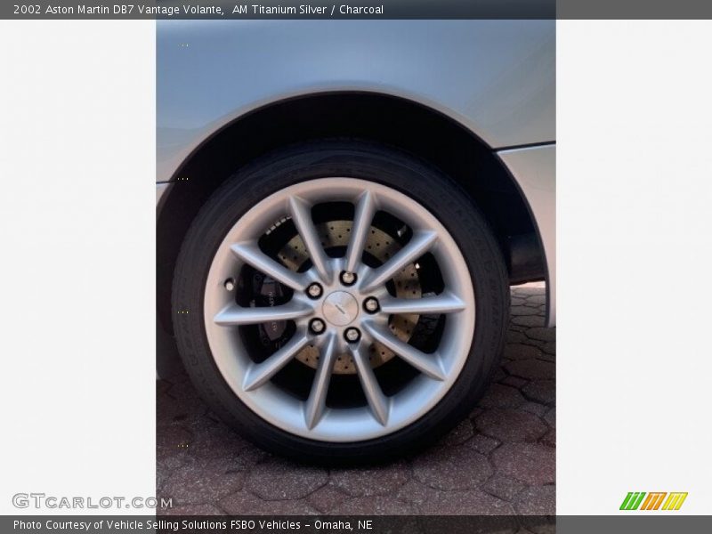 AM Titanium Silver / Charcoal 2002 Aston Martin DB7 Vantage Volante