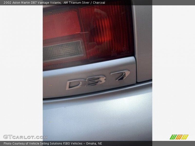 AM Titanium Silver / Charcoal 2002 Aston Martin DB7 Vantage Volante