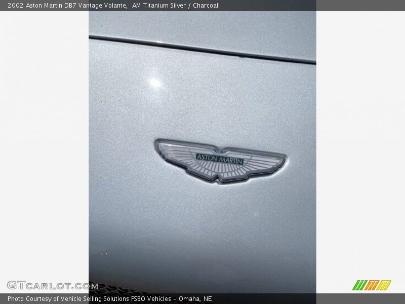 AM Titanium Silver / Charcoal 2002 Aston Martin DB7 Vantage Volante