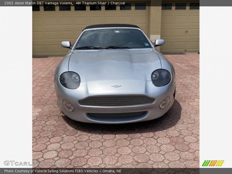 AM Titanium Silver / Charcoal 2002 Aston Martin DB7 Vantage Volante