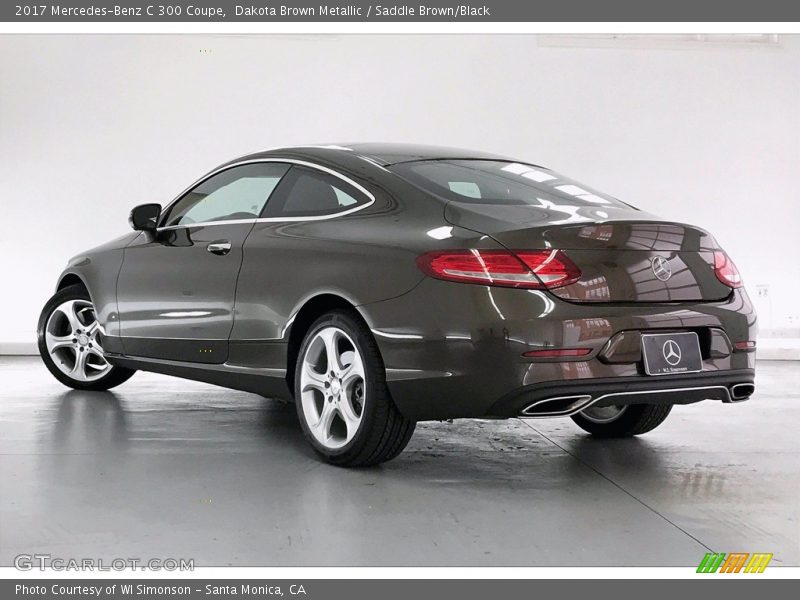 Dakota Brown Metallic / Saddle Brown/Black 2017 Mercedes-Benz C 300 Coupe