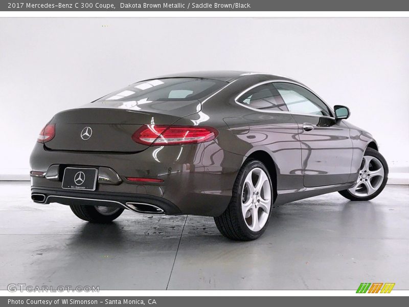 Dakota Brown Metallic / Saddle Brown/Black 2017 Mercedes-Benz C 300 Coupe