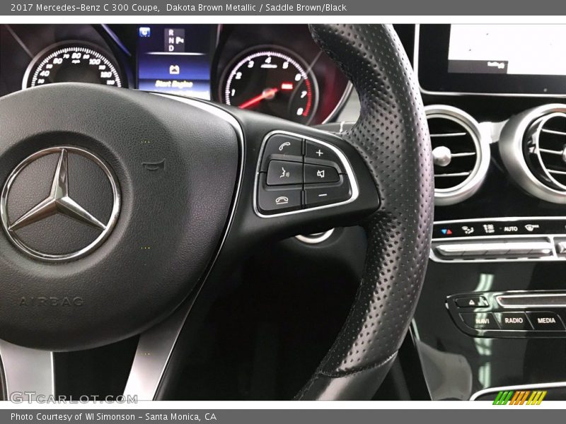 Dakota Brown Metallic / Saddle Brown/Black 2017 Mercedes-Benz C 300 Coupe