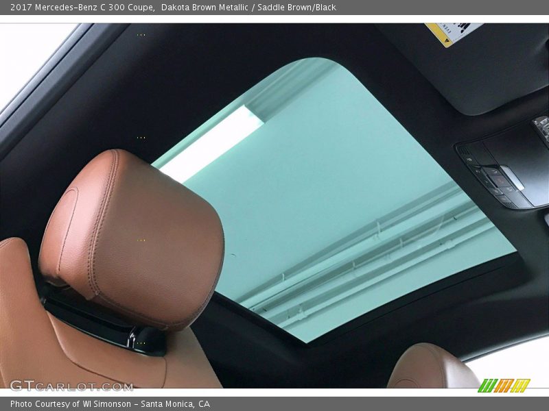 Dakota Brown Metallic / Saddle Brown/Black 2017 Mercedes-Benz C 300 Coupe