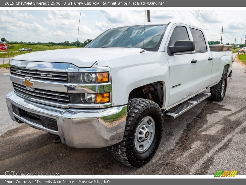 Summit White / Jet Black/Dark Ash 2015 Chevrolet Silverado 2500HD WT Crew Cab 4x4