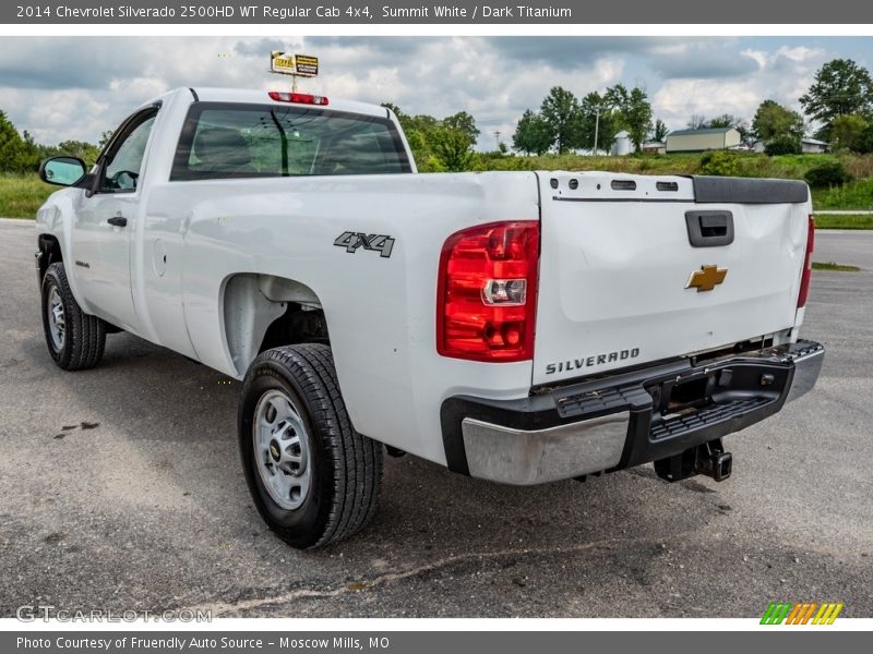 Summit White / Dark Titanium 2014 Chevrolet Silverado 2500HD WT Regular Cab 4x4