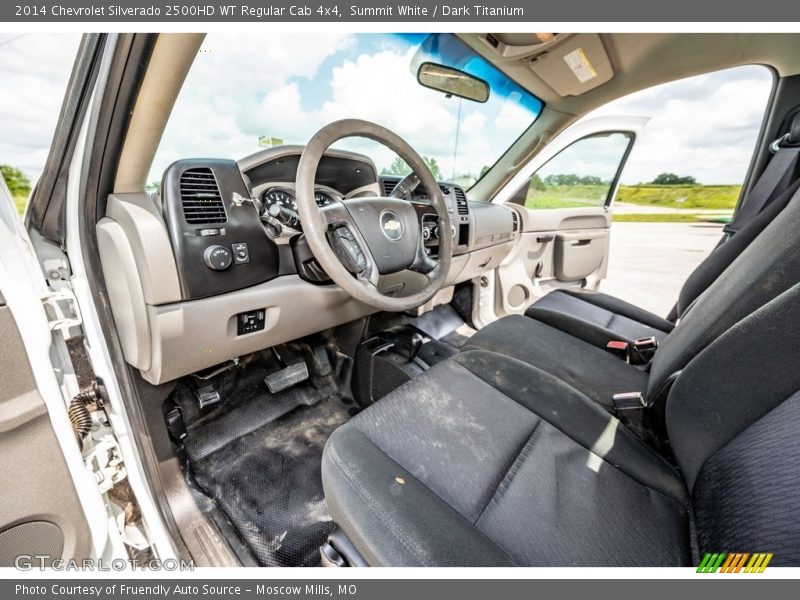 Summit White / Dark Titanium 2014 Chevrolet Silverado 2500HD WT Regular Cab 4x4