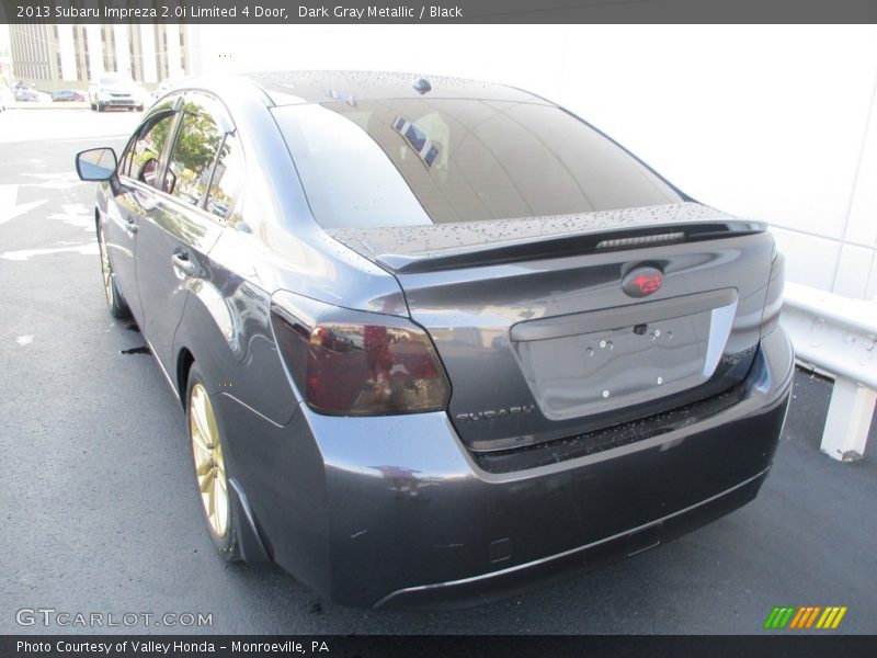 Dark Gray Metallic / Black 2013 Subaru Impreza 2.0i Limited 4 Door