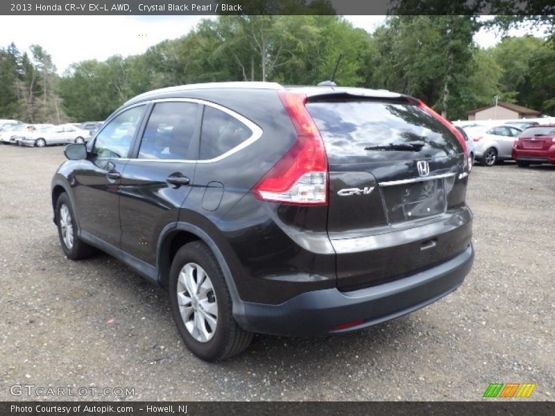 Crystal Black Pearl / Black 2013 Honda CR-V EX-L AWD