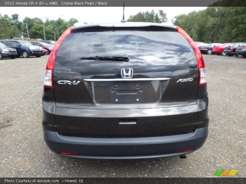 Crystal Black Pearl / Black 2013 Honda CR-V EX-L AWD