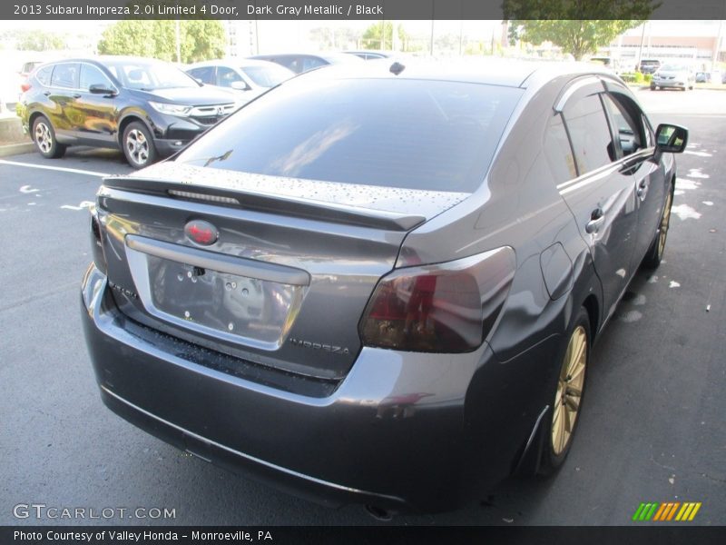 Dark Gray Metallic / Black 2013 Subaru Impreza 2.0i Limited 4 Door