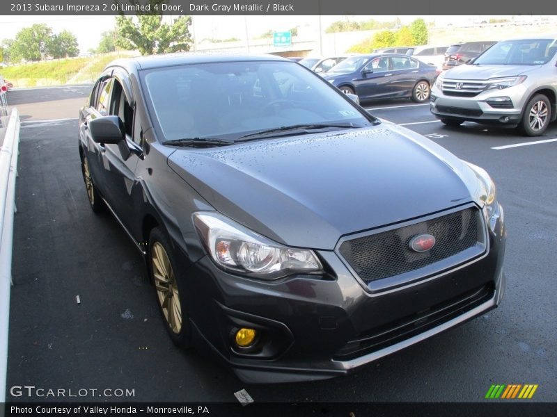 Dark Gray Metallic / Black 2013 Subaru Impreza 2.0i Limited 4 Door