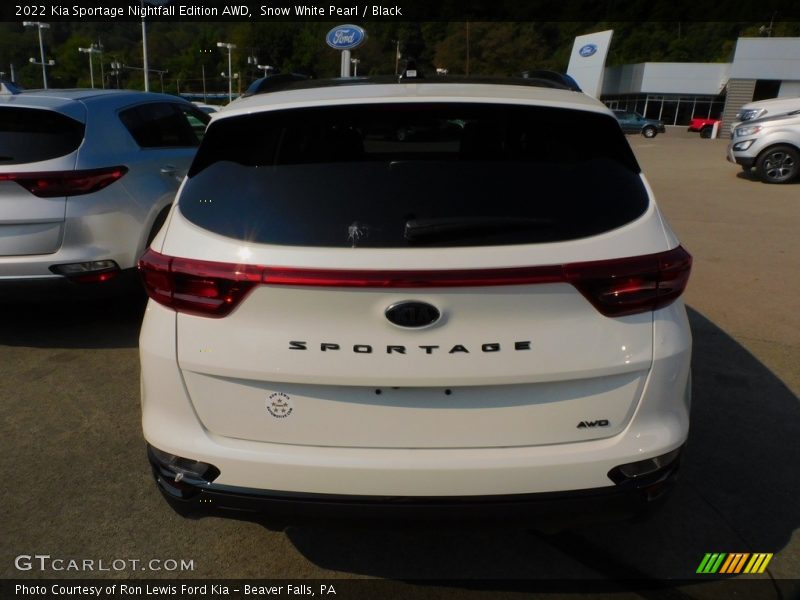 Snow White Pearl / Black 2022 Kia Sportage Nightfall Edition AWD